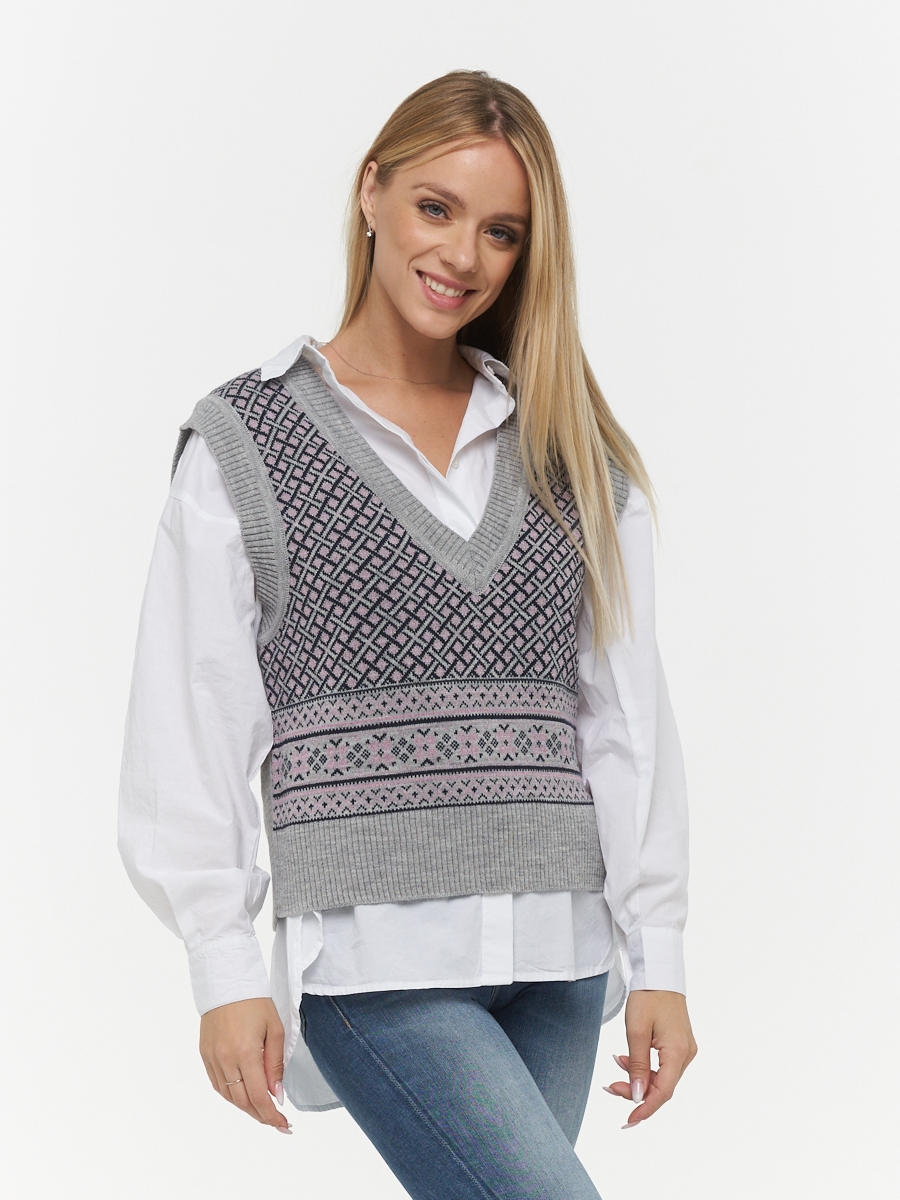 Жилеты Жилет женский 222-1688, Мультиколор;серый, Жилет женский 222-1688
Жилеты Жилет женский 222-1688, Мультиколор;серый, Жилет женский 222-1688
