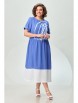 Платье артикул: 4071 голубой с белым от INVITE - вид 3
