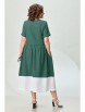 Платье артикул: 4071 зеленый с белым от INVITE - вид 2