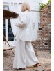 Брючный костюм артикул: К975 белый от Anastasia - вид 2