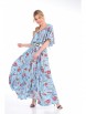 Платье артикул: 892 голубой+молочный пояс от Anastasia - вид 5
