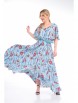 Платье артикул: 892 голубой+голубой пояс от Anastasia - вид 8