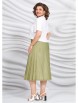 Юбочный костюм артикул: 5423-4 хаки от Mira Fashion - вид 2