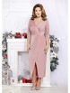 Нарядное платье артикул: 4745-розовый от Mira Fashion - вид 1