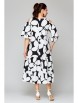 Нарядное платье артикул: 1147 белый+черный от Кокетка и К - вид 2