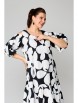 Нарядное платье артикул: 1147 белый+черный от Кокетка и К - вид 4