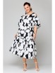 Нарядное платье артикул: 1147 белый+черный от Кокетка и К - вид 5
