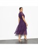 Платье артикул: Роскошь в деталях (violet, с поясом) от CHARUTTI - вид 5