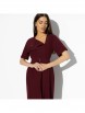 Платье артикул: Я онлайн (bordo extra, с поясом) от CHARUTTI - вид 6