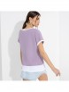 Майка,футболка артикул: Нежное откровение (lilac) от CHARUTTI - вид 2