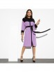 Платье артикул: Идеальный фасон (lilac-black, с поясом) от CHARUTTI - вид 6