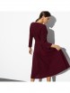 Платье артикул: Искусство покорять (бордо, с поясом) от CHARUTTI - вид 2
