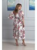 Нарядное платье артикул: 679 белый+розовый от Anelli - вид 2