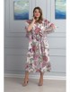 Нарядное платье артикул: 679 белый+розовый от Anelli - вид 1