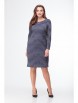 Платье артикул: 729 синий+серый от Anelli - вид 2
