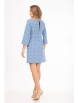 Платье артикул: 810 голубой с геометрическим принтом от Anelli - вид 4