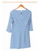 Платье артикул: 810 голубой с геометрическим принтом от Anelli - вид 6