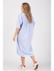 Платье артикул: 722 голубой+широкая полоска от Anelli - вид 4