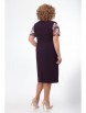 Нарядное платье артикул: 221 бордовые тона с гипюм от Anelli - вид 3