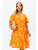 Платье артикул: М-175 оранжевое от Мублиз - вид 3