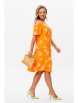 Платье артикул: М-175 оранжевое от Мублиз - вид 8
