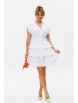 Нарядное платье артикул: М-169 белый от Мублиз - вид 5