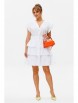 Нарядное платье артикул: М-169 белый от Мублиз - вид 1