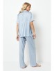 Пижама артикул: ESSY Пижама женская со штанами от Aruelle - вид 2