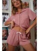 Пижама артикул: RUBY Пижама женская с шортами от Aruelle - вид 4