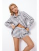 Пижама артикул: STACY Пижама женская с шортами от Aruelle - вид 1