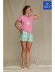 Пижама артикул: LNS 453 1 A21 Пижама женская с шортами от Key - вид 2