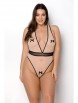 Боди артикул: Viena body Beige от Passion size plus - вид 1