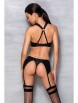 Комплекты белья артикул: Amanda set Black от Passion lingerie - вид 2