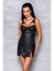 Сорочки и платья артикул: Loona chemise Black от Passion lingerie - вид 1