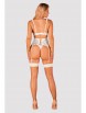 Чулки и колготки артикул: S 814 stockings White от Obsessive - вид 4