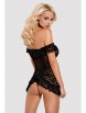 Сорочка артикул: Flores babydoll от Obsessive - вид 2