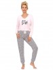 Пижама артикул: Pantera long pyjamas Pink от Donna - вид 1