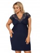 Сорочка артикул: Tess plus nightdress Dark Blue от Donna - вид 1