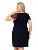 Сорочка артикул: Zoya plus nightdress Black от Donna - вид 2