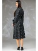 Платье артикул: 620 черный+зеленый принт от Angelina & Сompany - вид 2
