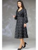 Платье артикул: 620 черный+зеленый принт от Angelina & Сompany - вид 3