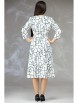 Платье артикул: 621 белый+черный принт от Angelina & Сompany - вид 2