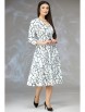 Платье артикул: 621 белый+черный принт от Angelina & Сompany - вид 4