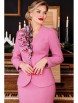 Юбочный костюм артикул: 2825 ярко-розовый от Мода-Юрс - вид 2