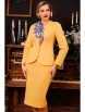 Юбочный костюм артикул: 2825 cветло-желтый от Мода-Юрс - вид 4