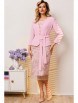 Плательный костюм артикул: 2754 розовый от Мода-Юрс - вид 1