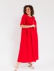 Нарядное платье артикул: 107-2 красный от OVERYOU - вид 4