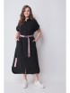 Платье артикул: 993/2 черный, розовый от Мишель Шик - вид 1