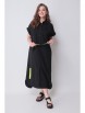 Платье артикул: 993/2 черный, салатовый от Мишель Шик - вид 1