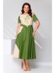 Платье артикул: 2681 бежево-зелёное от Асолия - вид 3